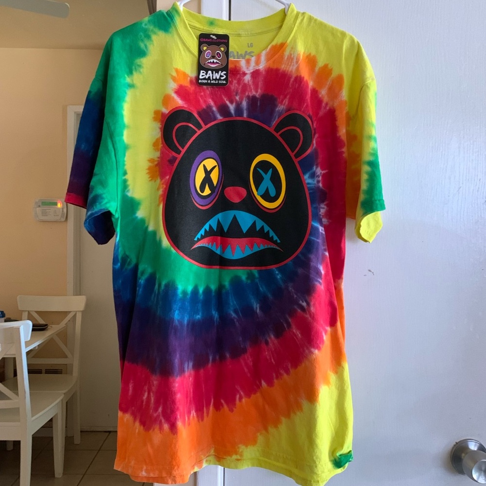 BAWS tie dye shirt